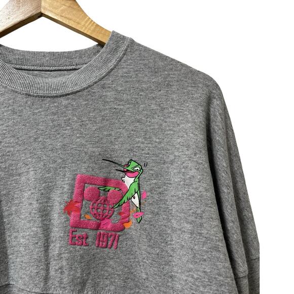 Walt Disney World Critters Woodland Friends Birds Spirit Jersey Size XS Gray - Picture 4 of 6